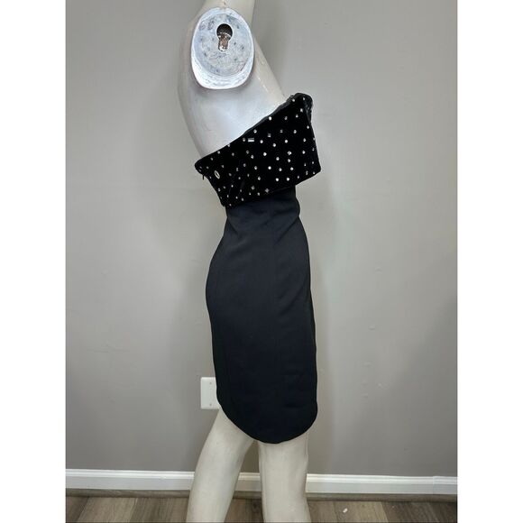 Milly Indy Embellished Combo Strapless Minidress US 2 $495 - Picture 10 of 11